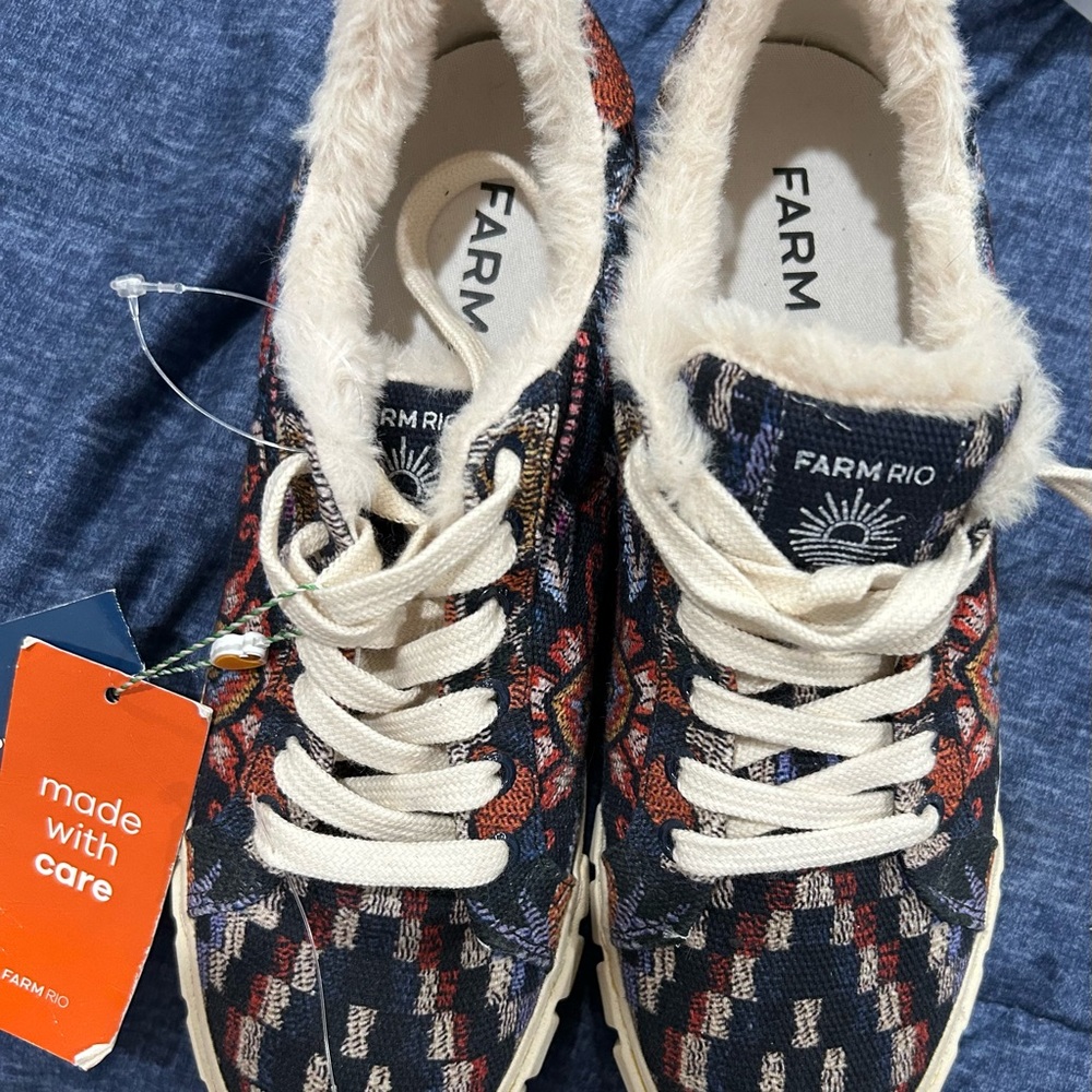 FARM Rio Multicolor Sneakers with Cream Accents